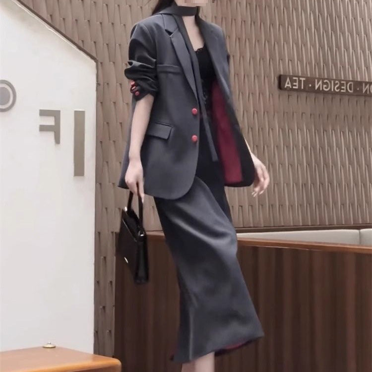 マキシスカートデザインツーピース