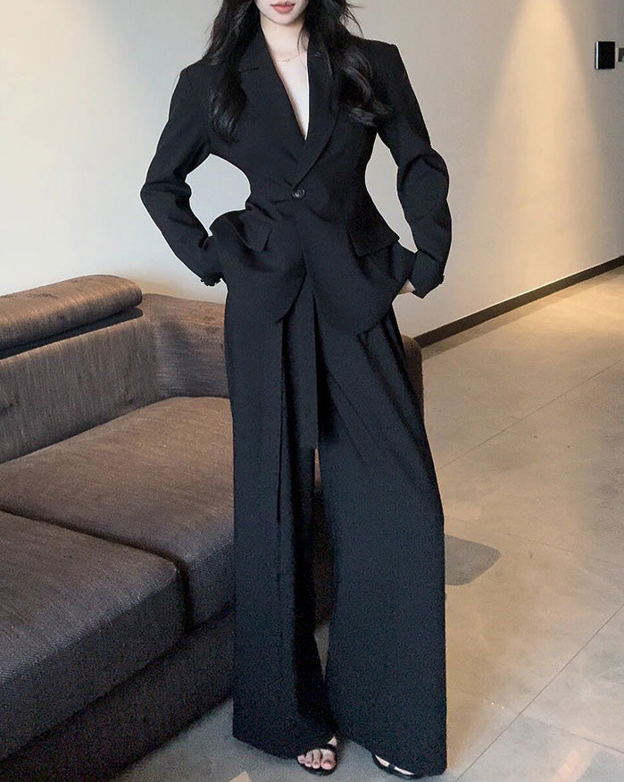 エレガントワイドツーピース