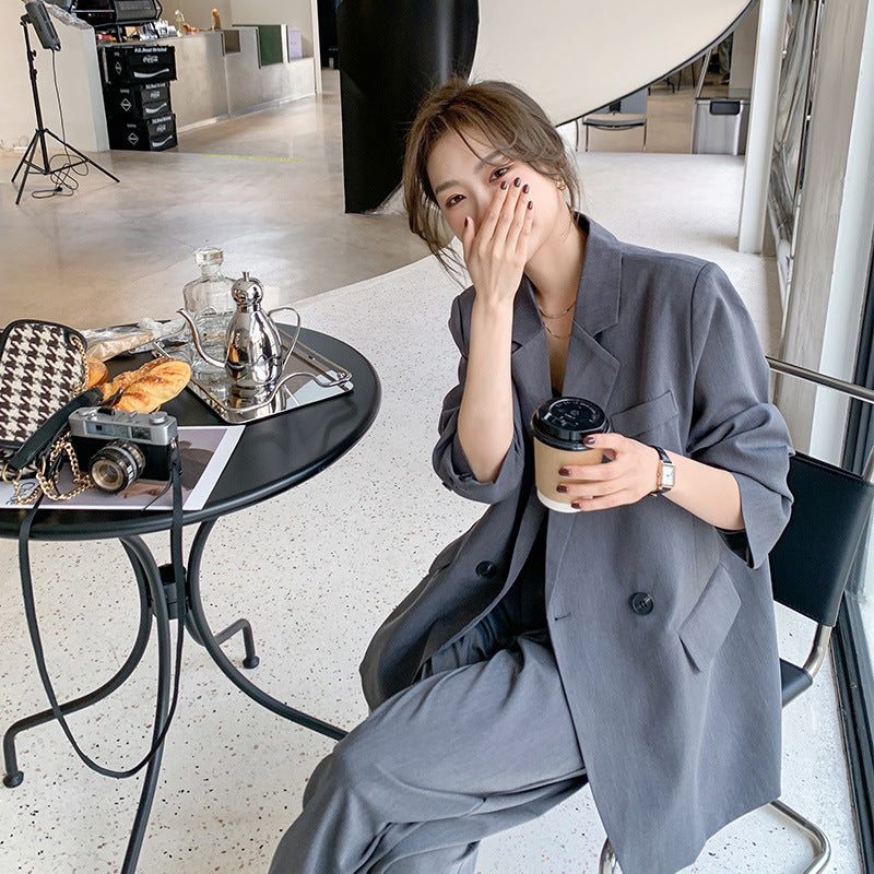 オーバーサイズワイドレッグスーツ