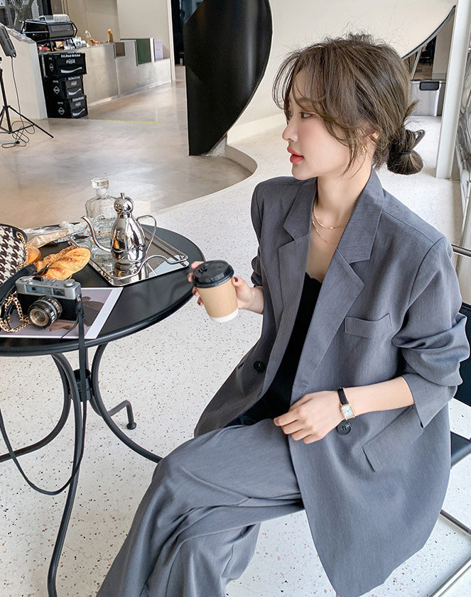 オーバーサイズワイドレッグスーツ