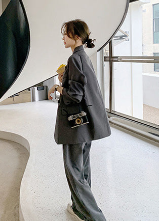 オーバーサイズワイドレッグスーツ