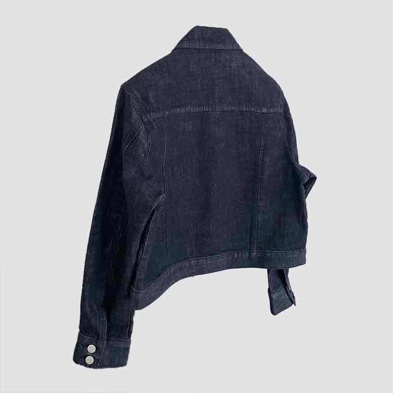 シンプル レトロ 原色デニムJK