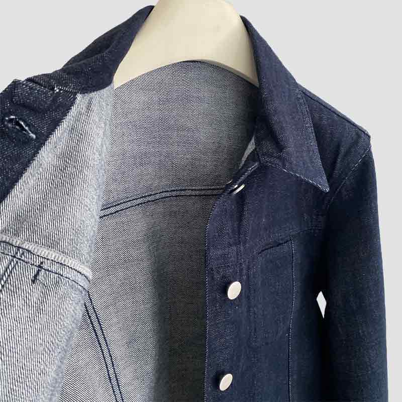 シンプル レトロ 原色デニムJK