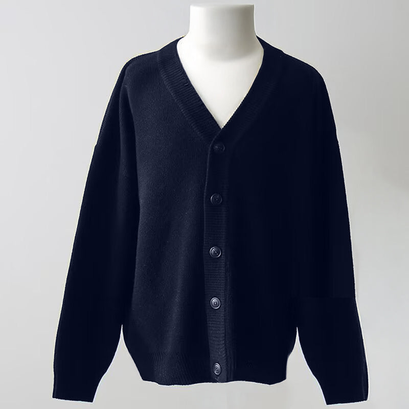 メンズ　Vネック　ゆったりカーディガン