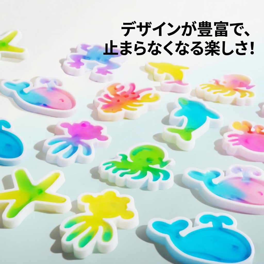 まほうの水でつくる ぷるぷる生き物メーカー ― 液体がカタチになる 感触で楽しむ、ふしぎなサイエンス体験。感触で学ぶ はじめての化学あそびに