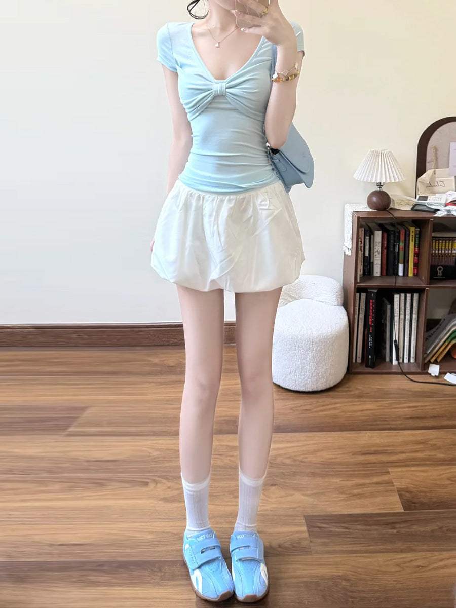 エアリー バルーン ミニスカート