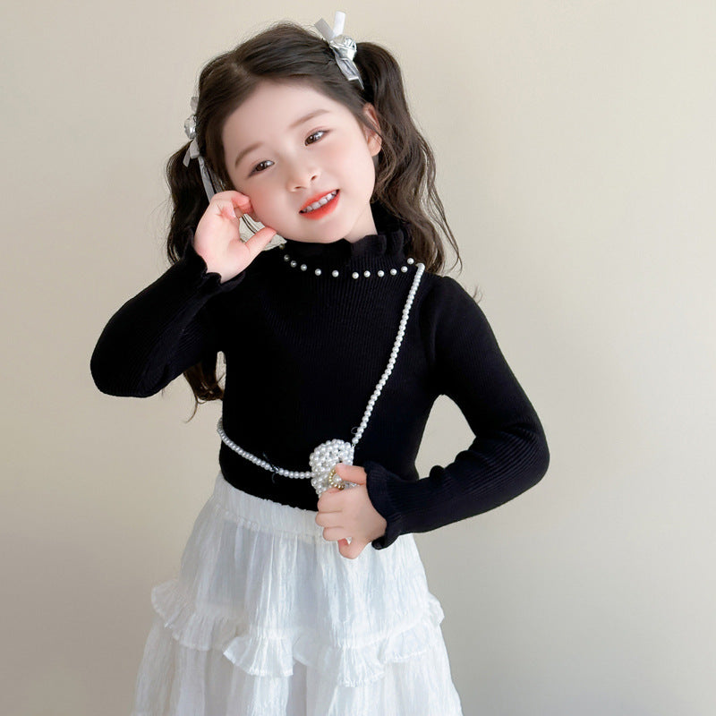 ラッフルスリーブ・ニットトップス